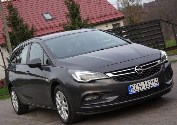 Opel Astra cena 42900 przebieg: 144000, rok produkcji 2016 z Alwernia małe 29